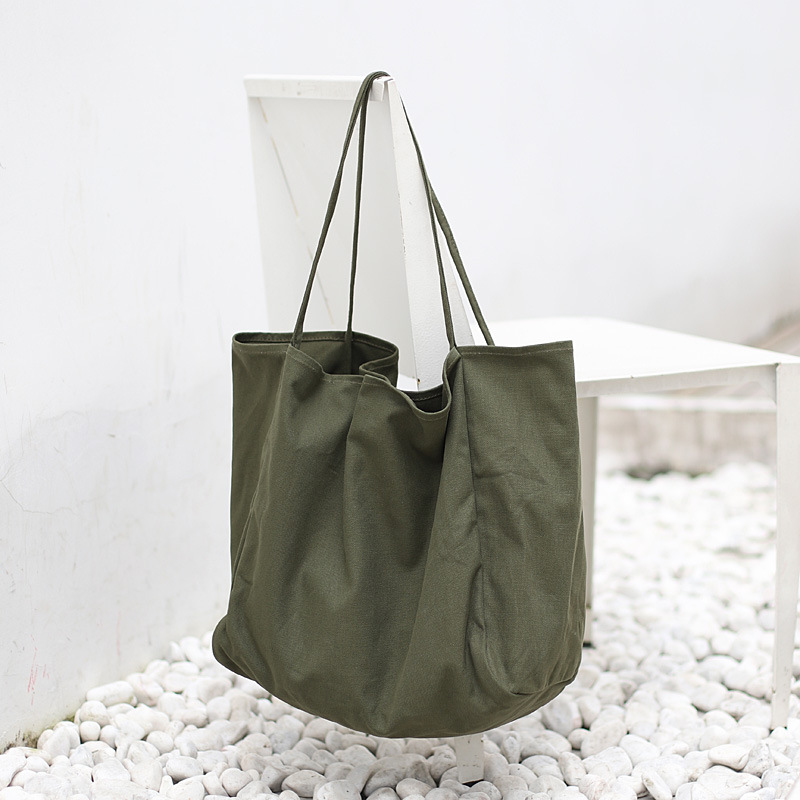 WOMEN'S BAGS & HANDBAGS High Capacity Shoulder Bags For Shopping Canvas Totes - Picture 12 of 13