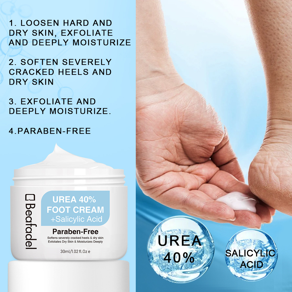 Urea Foot Cream 40 Exfoliating Foot Cream Moisturizing Salicylic Acid