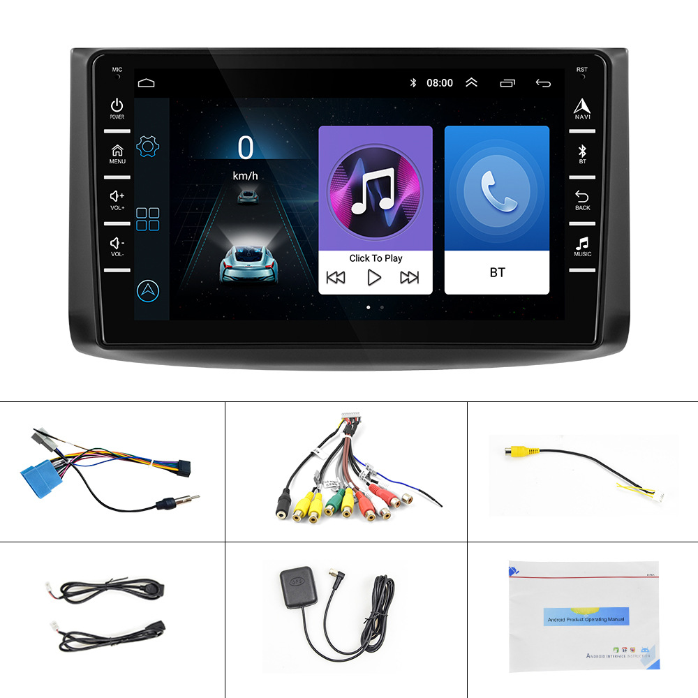 HD 8-inch Touch-Screen GPS-Navigation