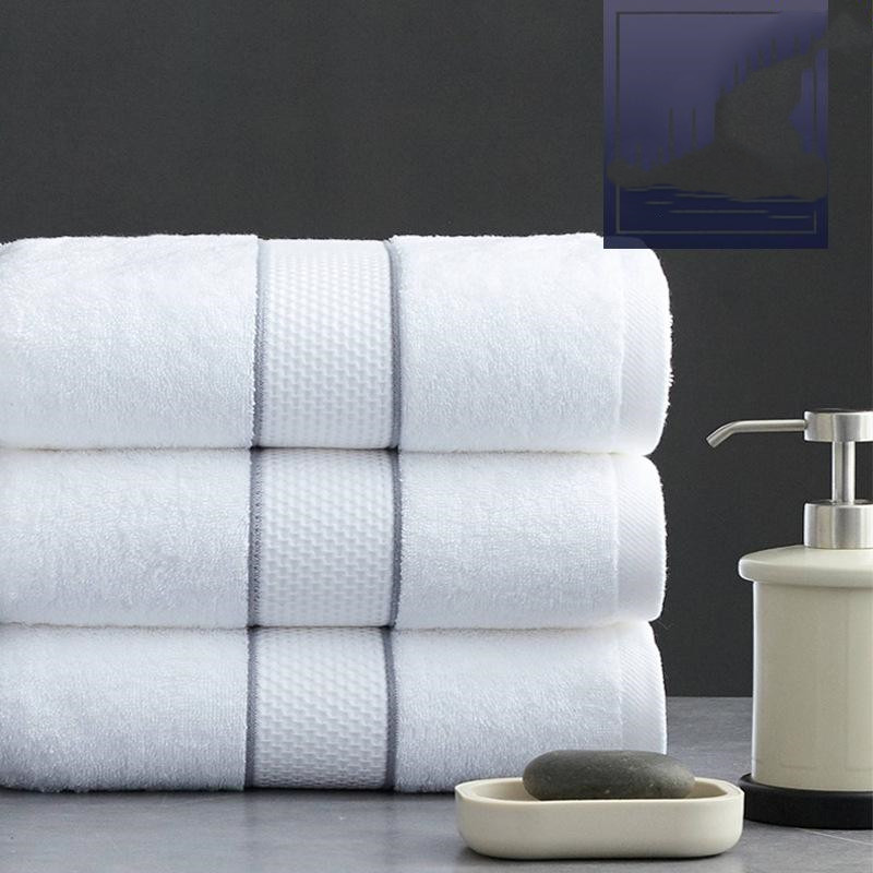 White Hotel Absorbent Bath Towels