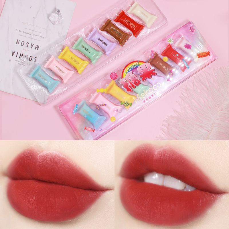 991134c1 6168 4a24 b75e fd34c1121975 Small Portable Candy Mini Skittles Lipstick