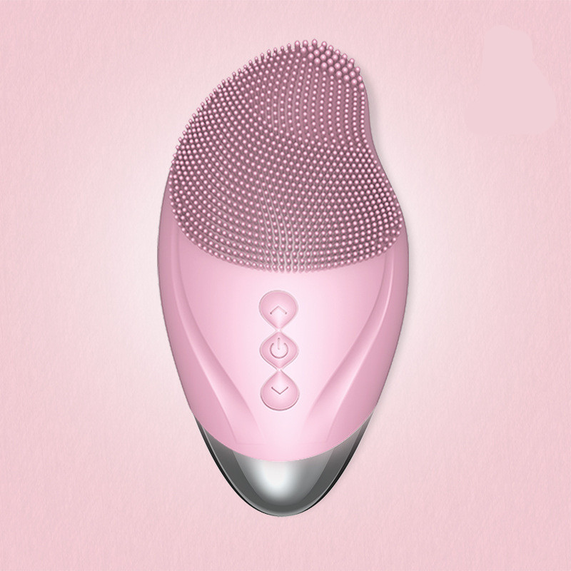 Heated electric silicone cleansing instrument