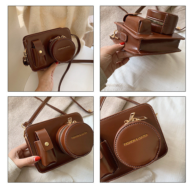 Trendy Camera Shape Bag 