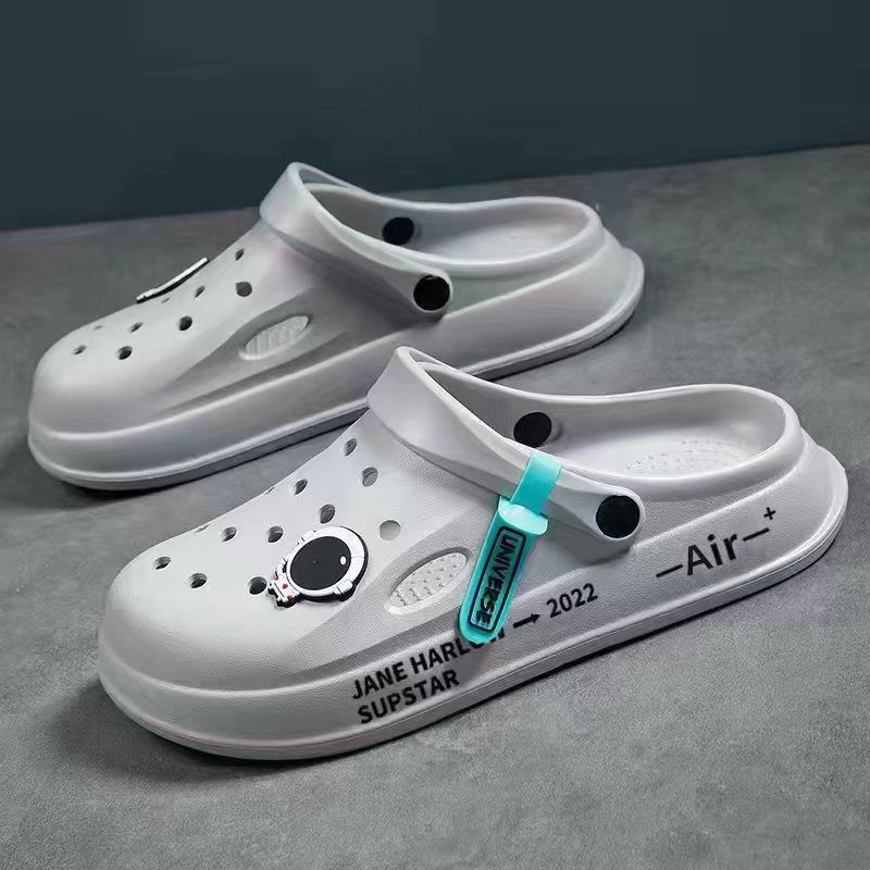 Summer Indoor Outdoor Astronaut Slippers Comfy Home Shoes and Garden Clogs - Picture 7 of 11