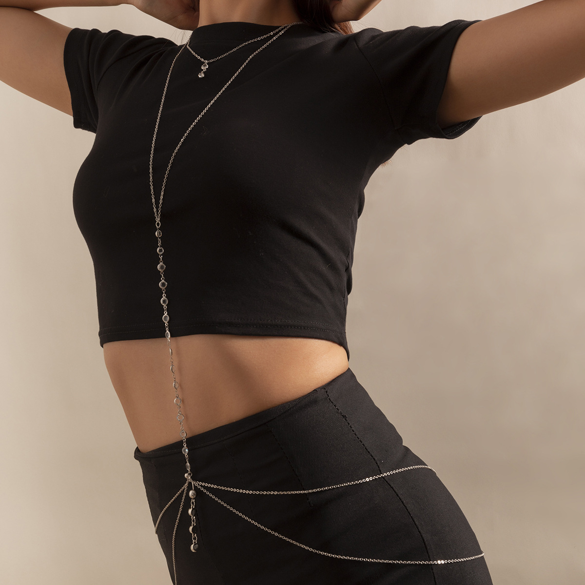 Sexy Simple Onepiece Belly Button Waist Chain CJdropshipping