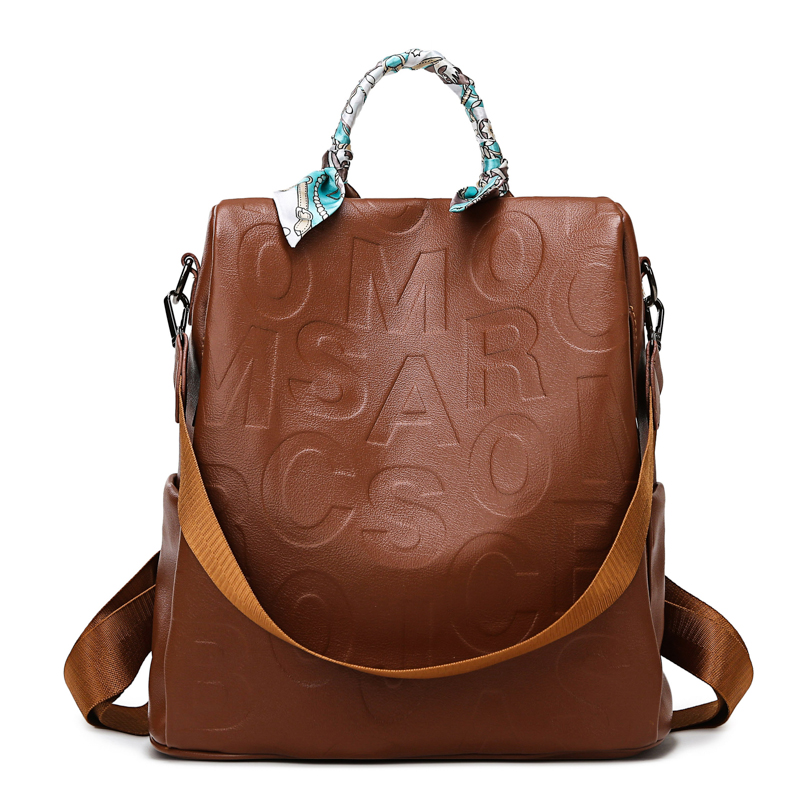 9ade138d 3476 44f0 abda 3fbe33ae21a8 - Solid Color Letter Silk Scarf Multifunctional Shoulder Bag