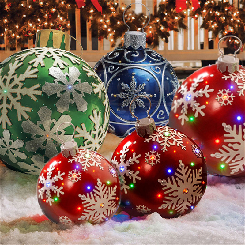 Christmas Ornament 60CM Inflatable Decorated Ball 12