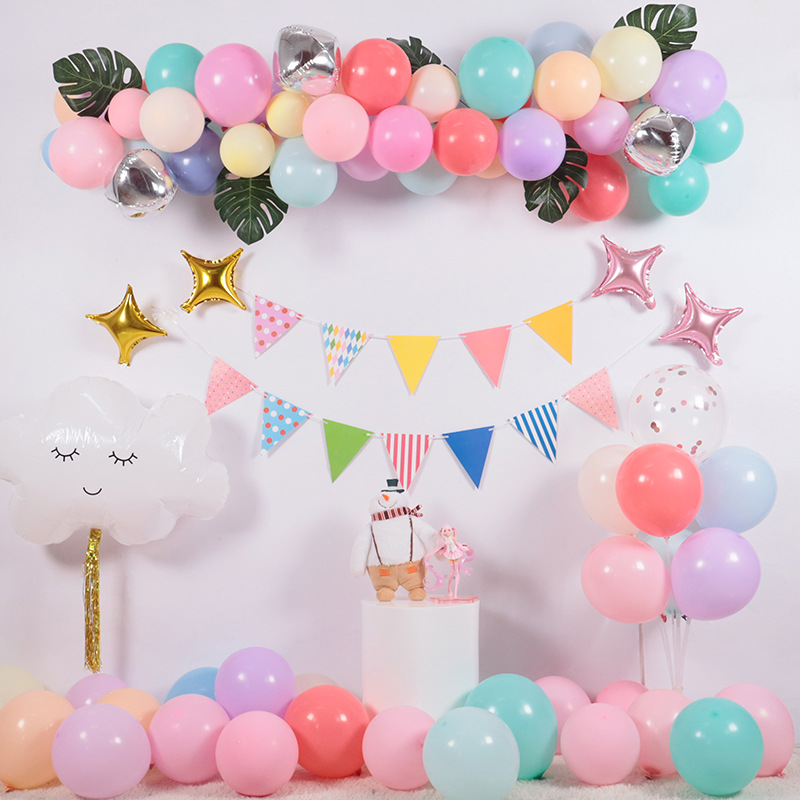 New Birthday Party Background Decoration Balloons