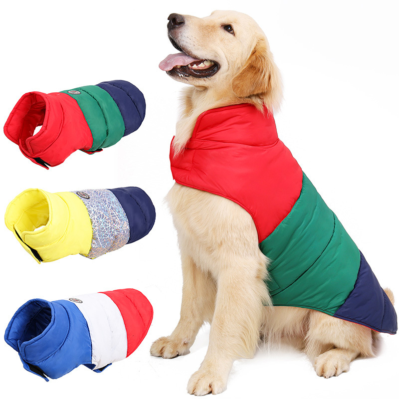 Dog Autumn And Winter Thickened Warmth And Water-repellent Down Jacket