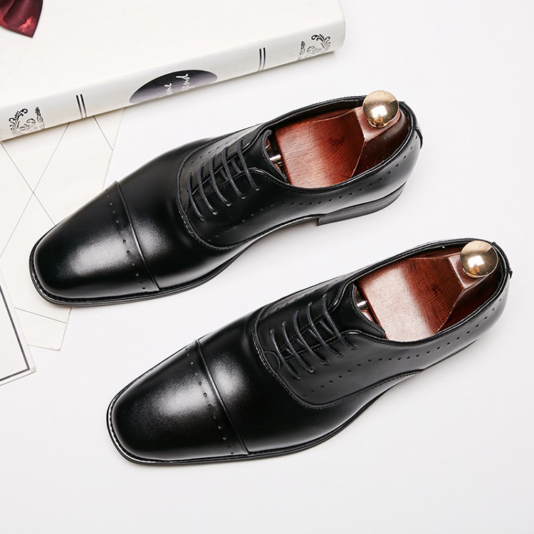 Men's Business Suit Leather Casual Shoes CJdropshipping