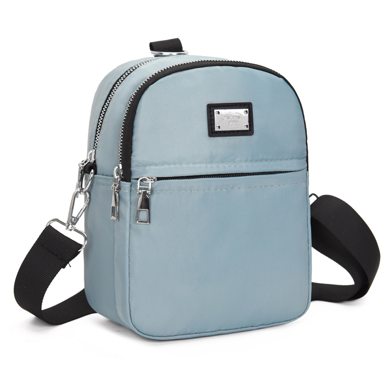 9eab25a7 5514 49f6 ad5d c98c7ebdb46c - Pure Color Lightweight Three-Purpose Small Cloth Bag Backpack