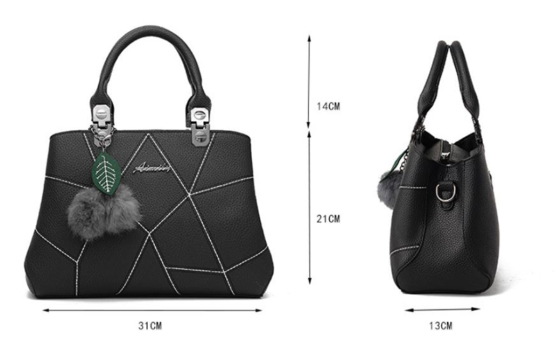 Ladies Bag Fashion Geometric Print Handbags Shoulder