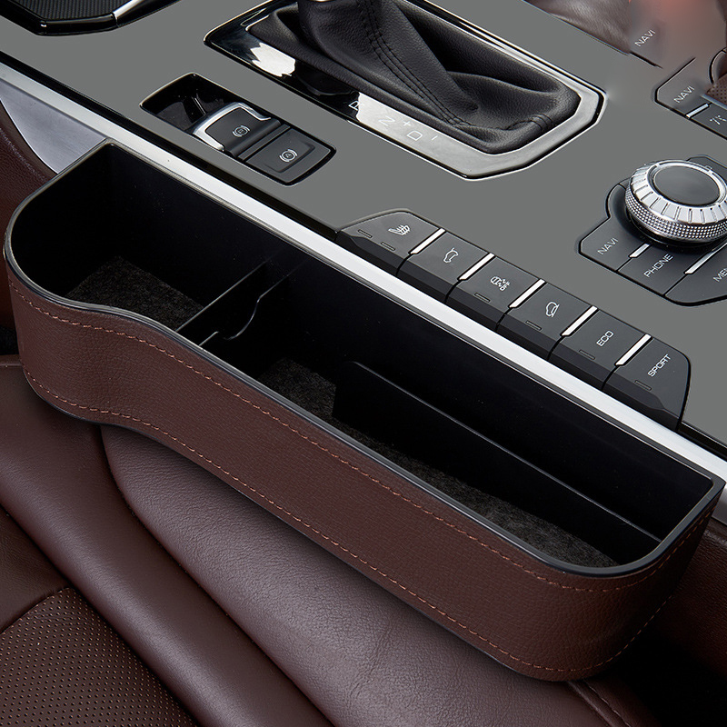 Multifunction Simple Car Seat Slotted Storage Box CJdropshipping