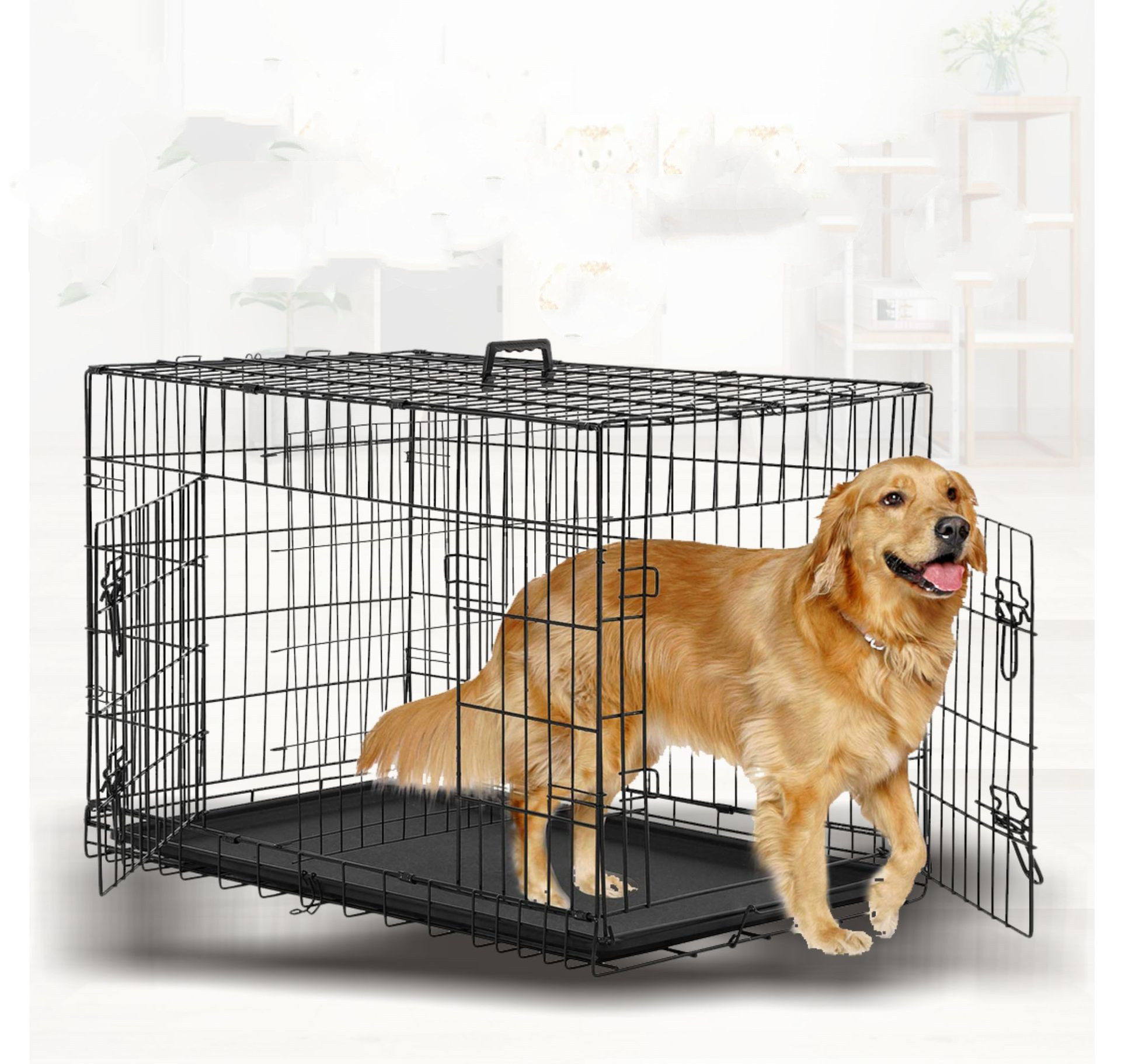 Cat Labrador Folding Wire For Large Pet Cage CJdropshipping