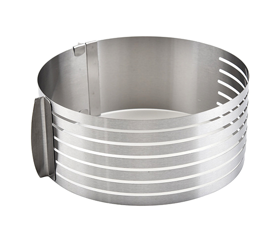 Layered Stainless Steel Adjustable Round Cake Pastry Cutter