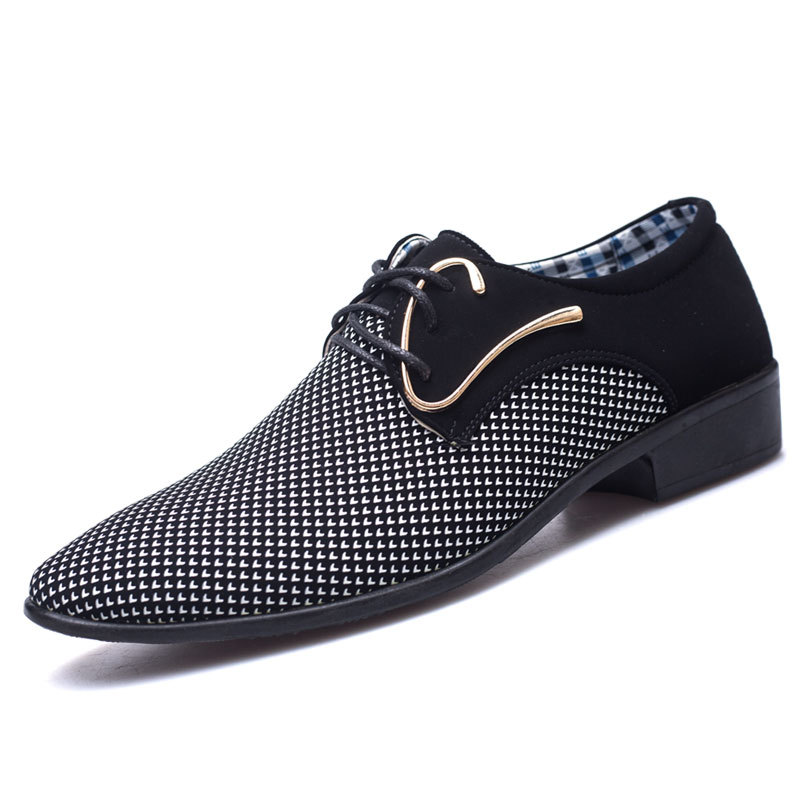 E-commerce New Men's Leather Shoes - CJdropshipping