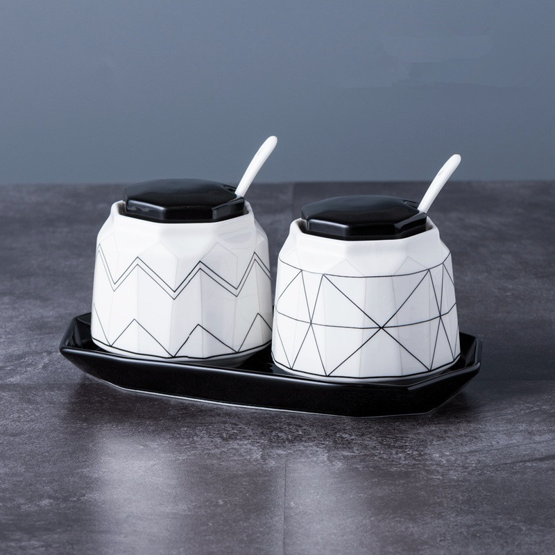 Ceramic Seasoning Jar Set | Kitchenile