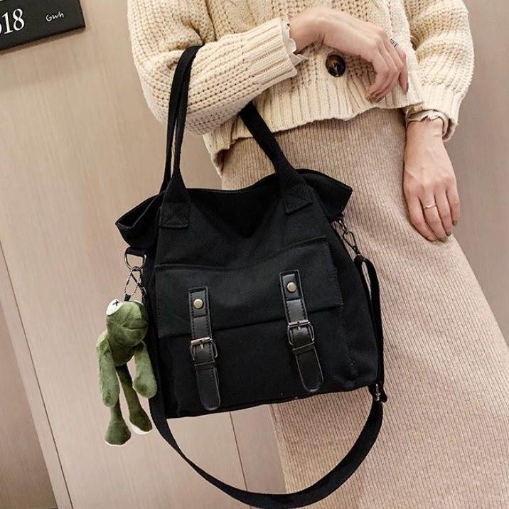 Fashionable One Shoulder Canvas Bag For Women