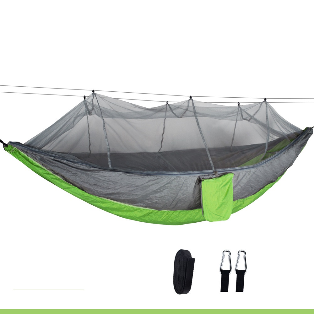 Mosquito-Proof Double Hammock with Densified Mesh