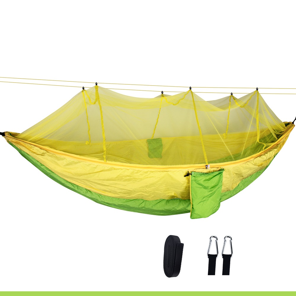 Mosquito-Proof Double Hammock with Densified Mesh