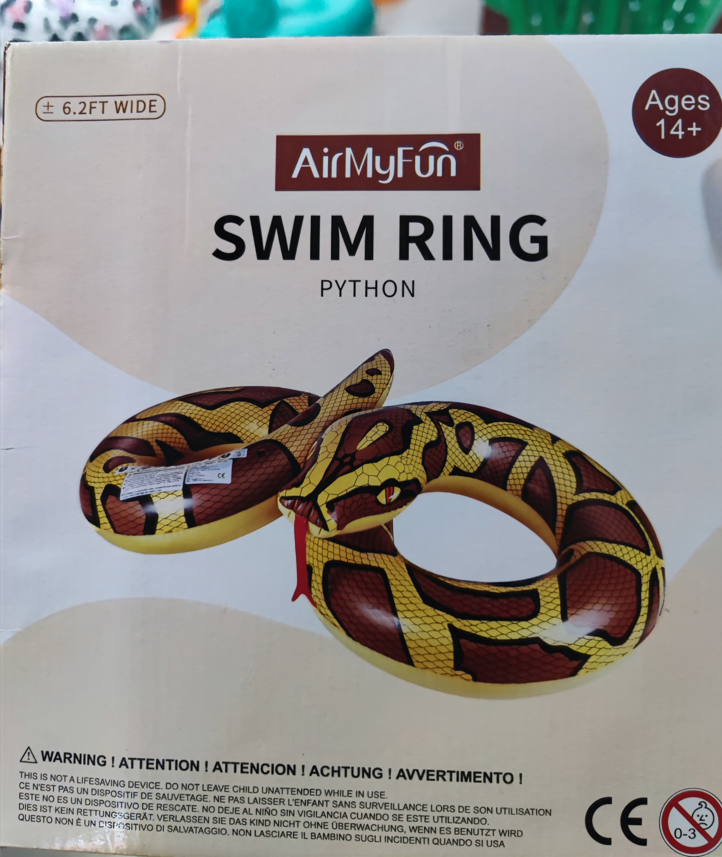 Giant Python Swimming Ring