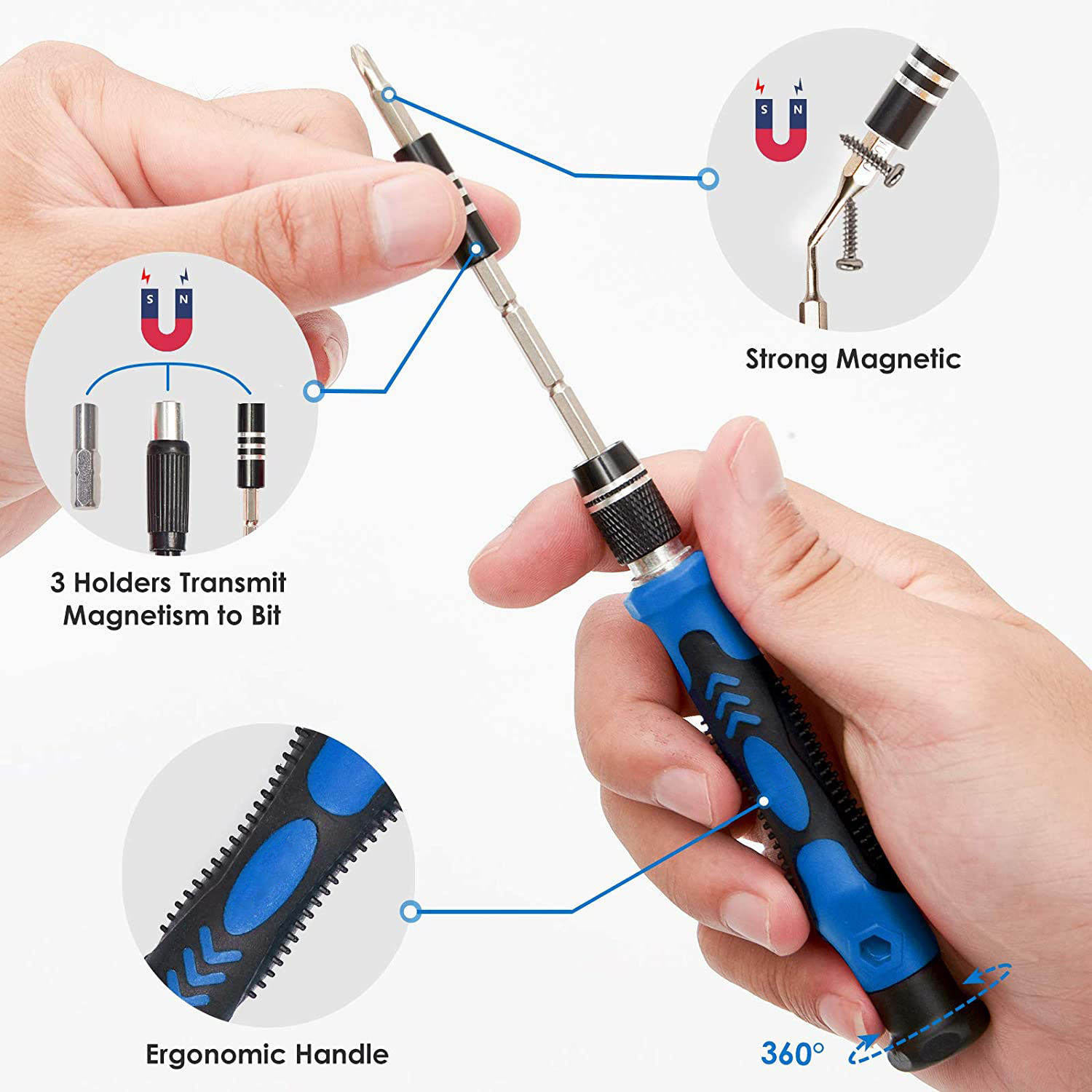Household Utility 142-in-1 Screwdriver Set