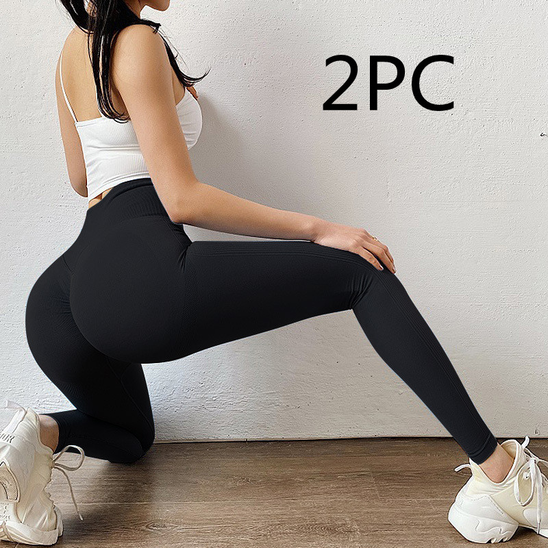 COMFREE Scrunch Butt Lifting Workout Leggings for Women Seamless High  Waisted Yoga Pants Tummy Control Gym Booty Compression Tight - Walmart.com