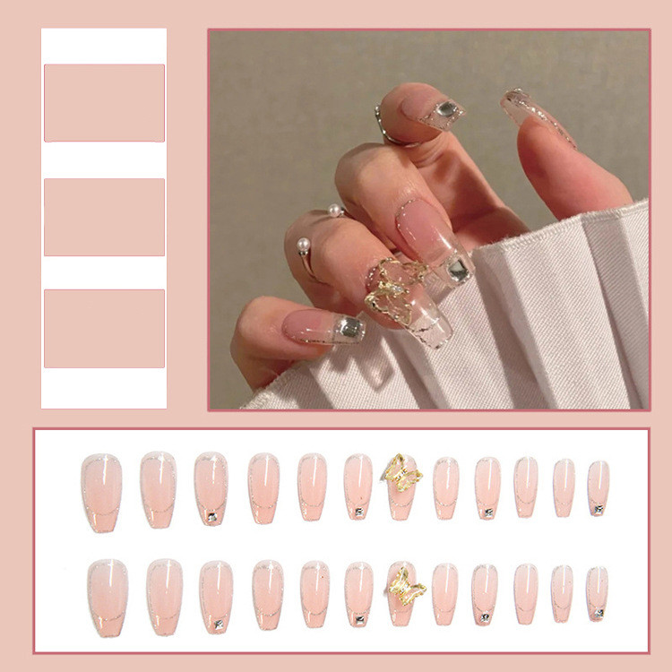 Removable 24 Pieces Of Fake Nail Patches - CJdropshipping