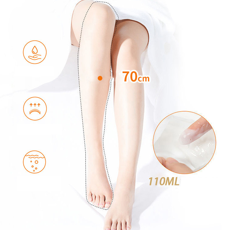 Moisturizing and Exfoliating Pedicure Socks for Smooth Feet mask size