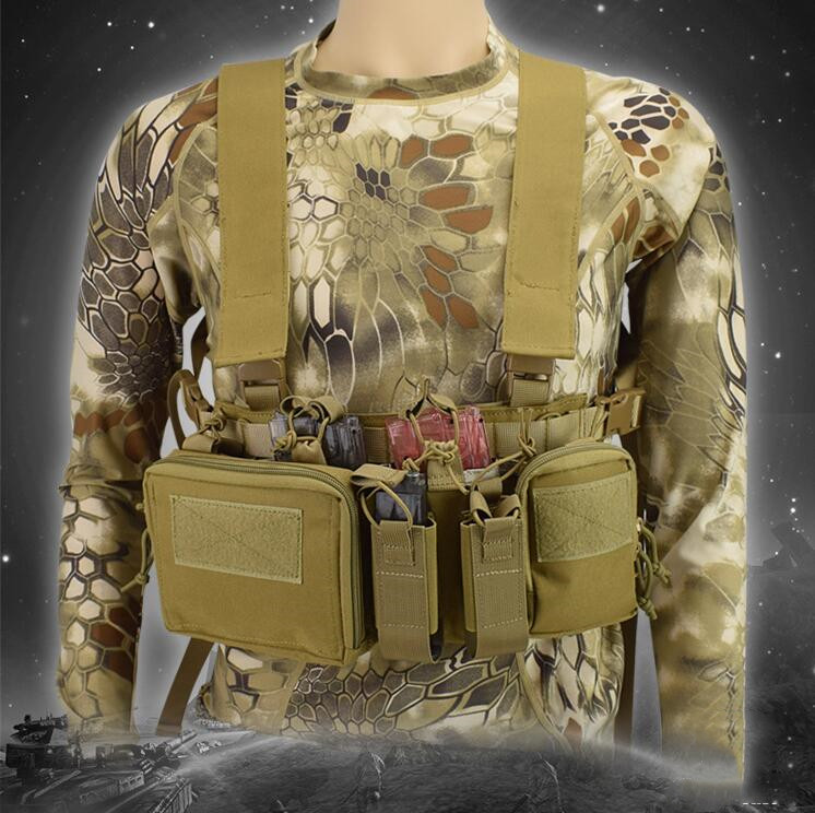 Outdoor Military Fan Tactical Bellyband Multifunctional Tactical Vest ...