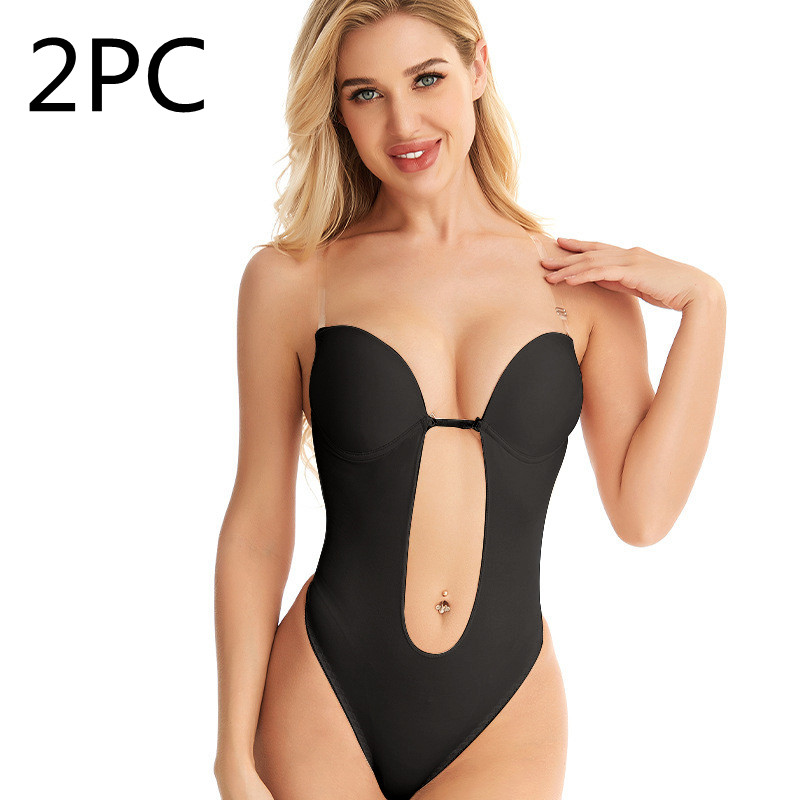 One-piece Underwear Bra Tube Top Tube Top Big Breasts Show Small Artifact Bra - Picture 3 of 10