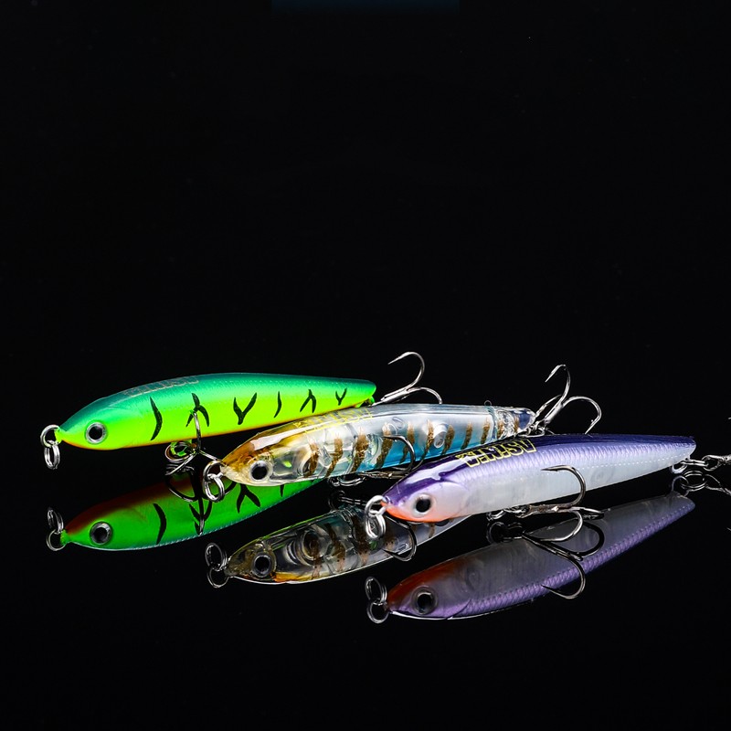 Longdistance Casting Of Fake Bait For Freshwater Bass Streams