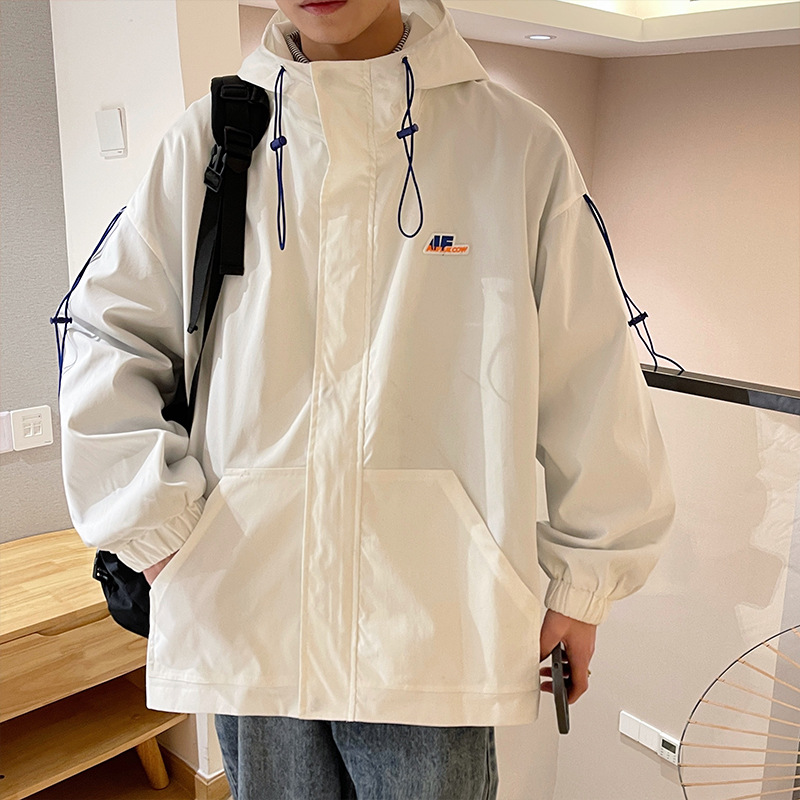 Men's Trendy Hong Kong Style Loose Hooded Jacket - CJdropshipping