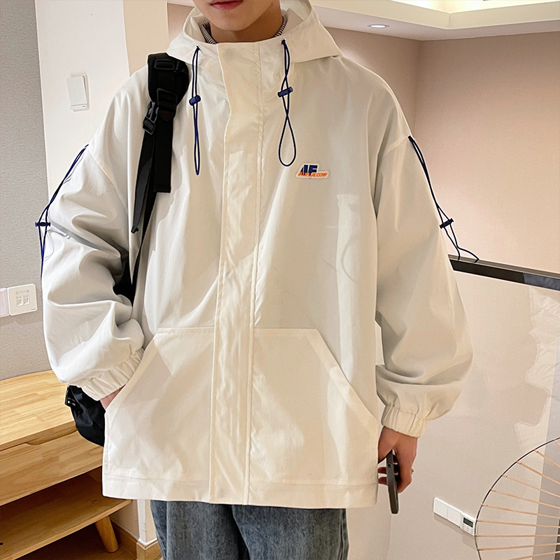 Men's Trendy Hong Kong Style Loose Hooded Jacket CJdropshipping