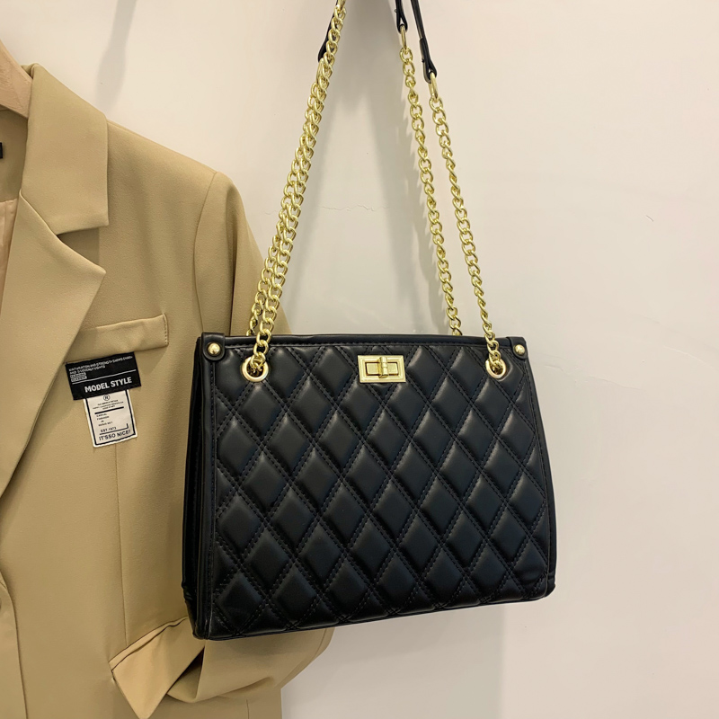 Fashionable High-End Pu Solid Color Shoulder Bag shopper-ever.myshopify.com