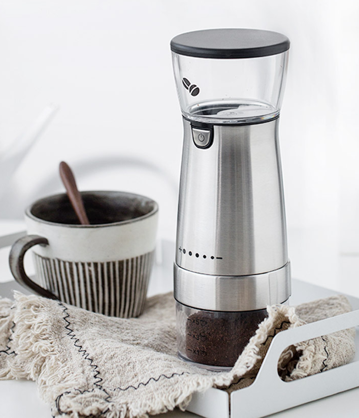 Stainless Steel Manual coffee grinder – Wine and Coffee lover