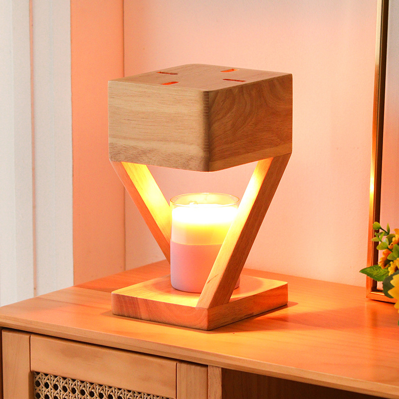 Household Oak Aromatherapy Wax Melting Lamp