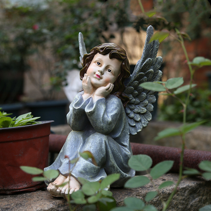 Statue ange jardin