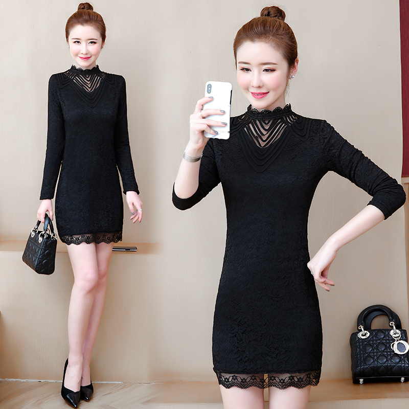 aed34015 71e7 42d7 a55b 62514f8baa81 Lace Blouse Thickened With Half High Collar