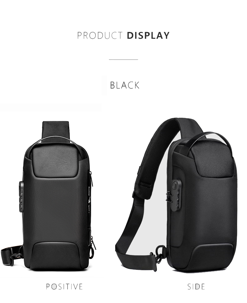 Shop Men's Anti-Theft Chest Bag with Shoulder Strap Online – Orionmarts ...