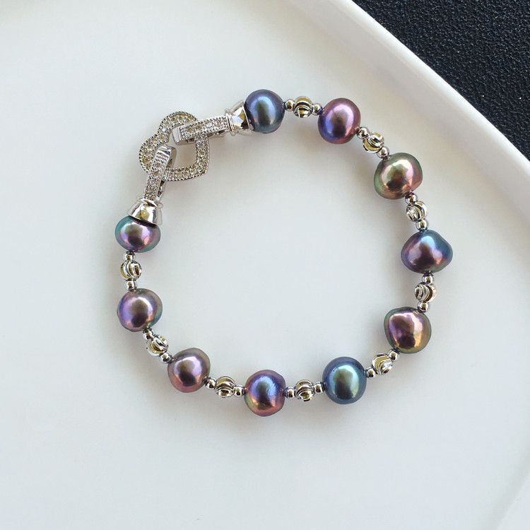 Natural Freshwater Baroque Shaped Pearl Bracelet - CJdropshipping