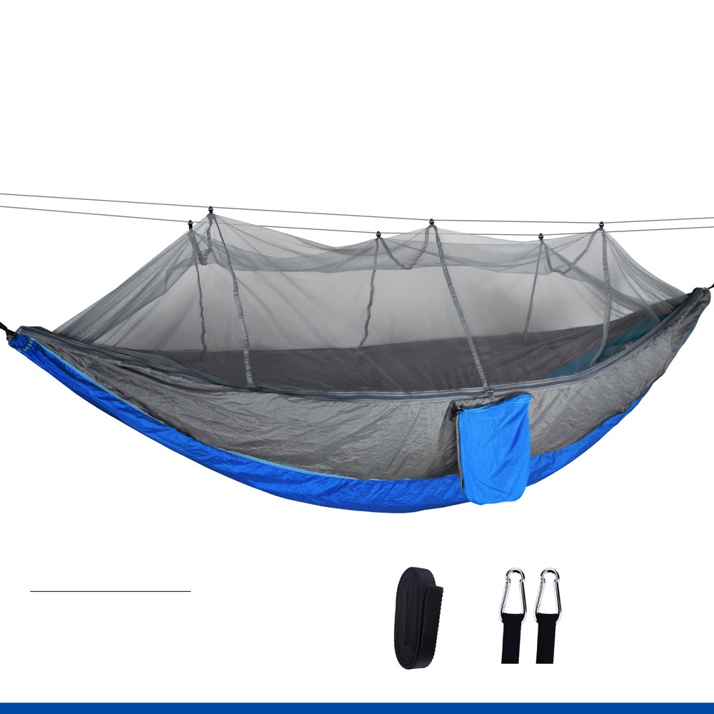 Mosquito-Proof Double Hammock with Densified Mesh