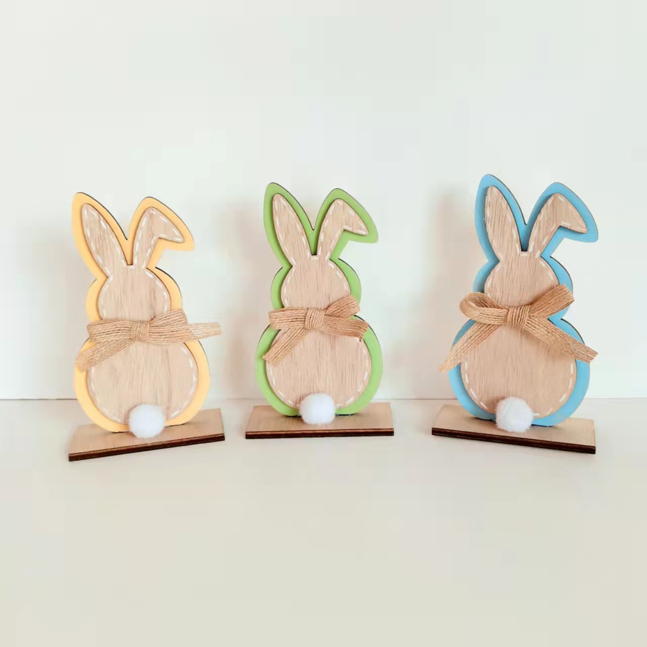 Get Creative with this Bunny Wood Easter Crafts Party Supplies
