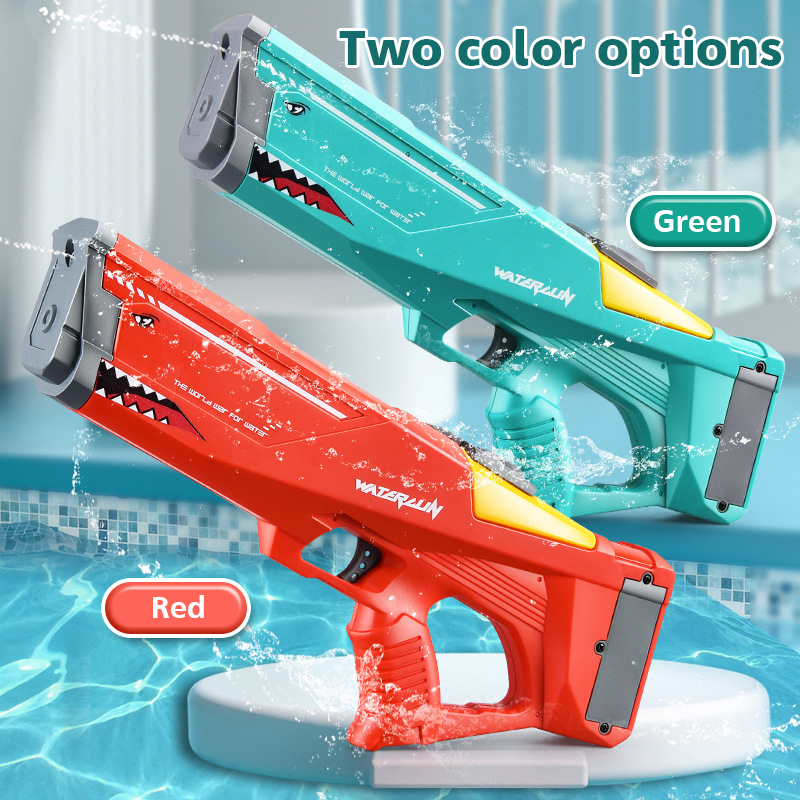 Automatic Electric Water Gun Toys Shark High Pressure Outdoor Summer ...