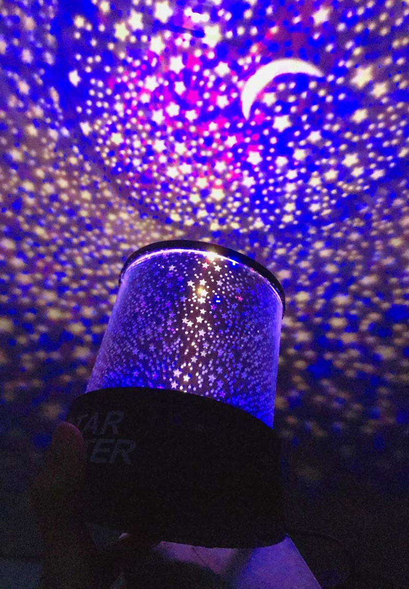 LED Night Light Projector Lamp Colorful Star Light