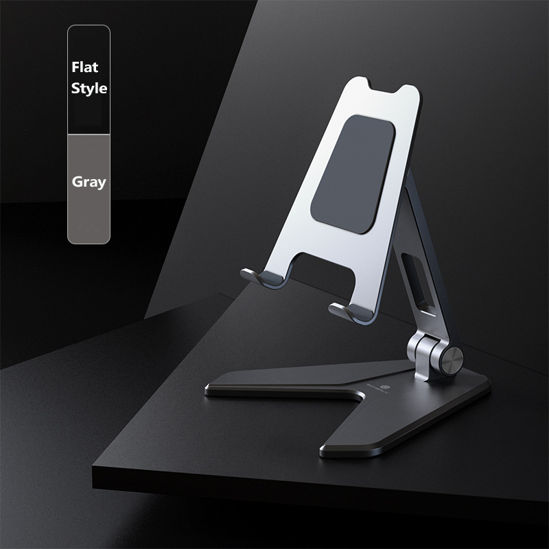 Foldable Cell Phone Stand Holder Tablet Desk Mount Cradle Adjustable Metal Stabilizer