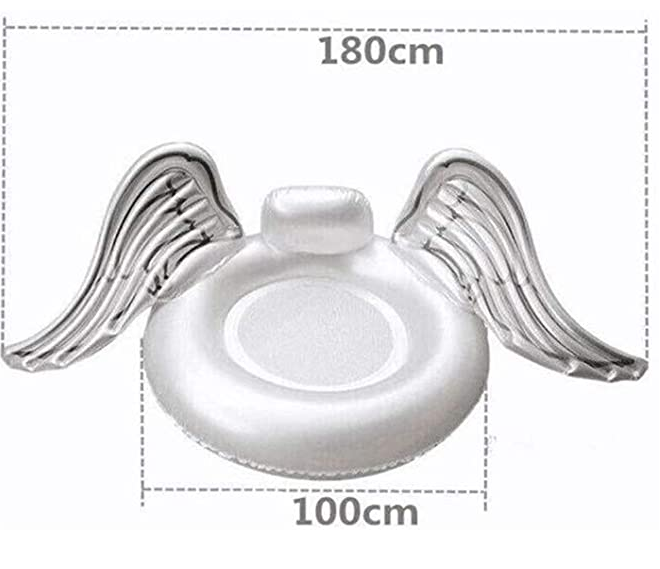 Inflatable Angel Wings Pool Float Ring