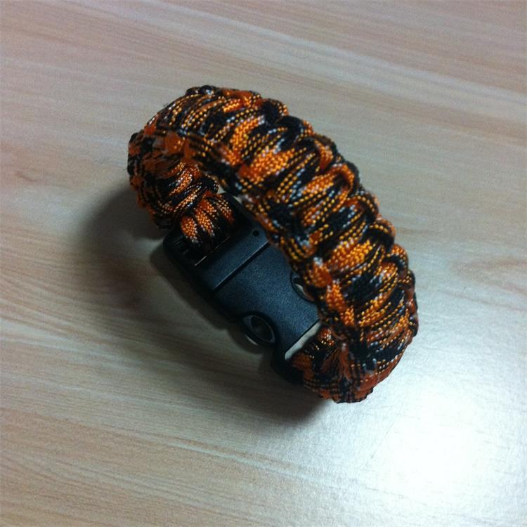 Outdoor Whistle Buckle Umbrella Rope Bracelet CJdropshipping