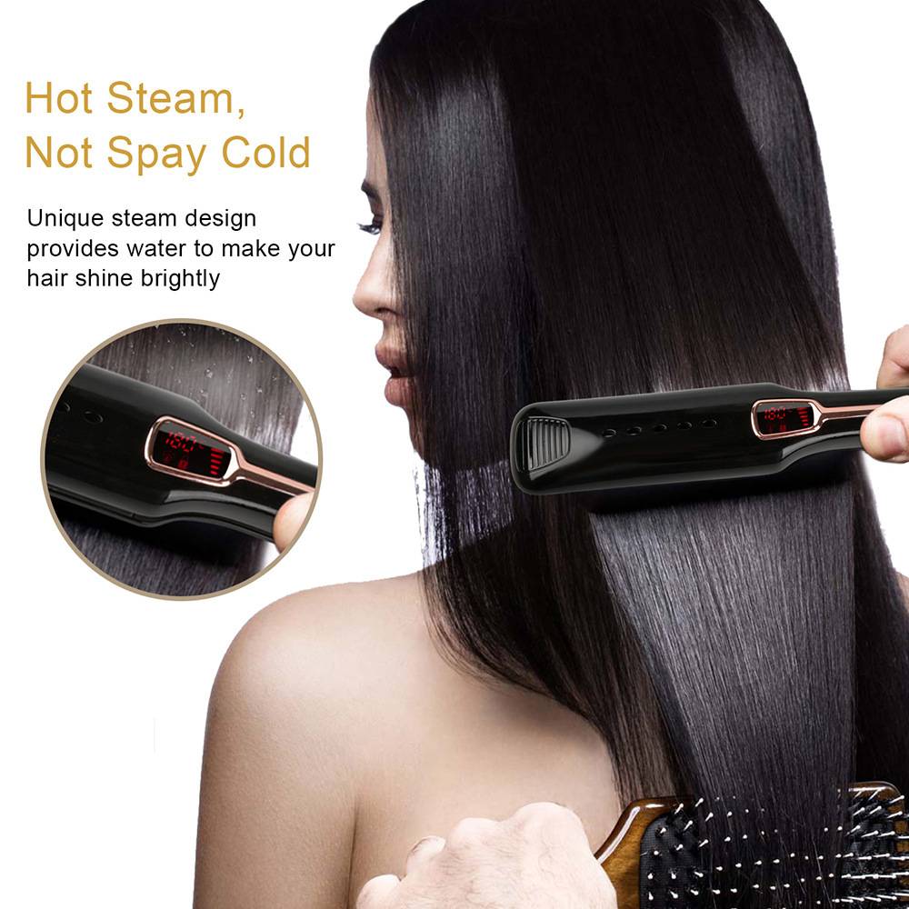 Steam Spray And Infrared Hair Straightening