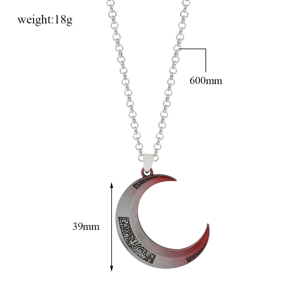 Necklace Moon Knight Pendant dimensions
